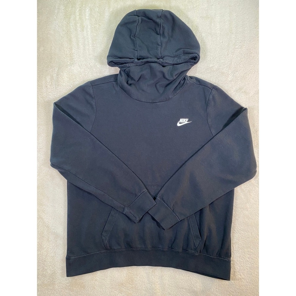 Nike Women's XL Sportswear Funnel Neck Pullover Hoodie Black